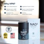 HPN NAD+ Booster (NAD3), Anti Aging Cell Booster, NRF2 Activator, Nicotinamide Riboside Alternative, NAD Supplement Natural Energy, Longevity, and Cellular Health, 312 Mg per Serving (1 Month Supply) - Image 6