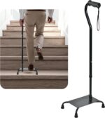 Stair Lifts for Elderly, Stair Climbing Cane for Seniors, Adjustable Stair Lifts and Half-Step Platform for Elderly Stable Stair Assistance for Easy Walking Up and Down Stairs
