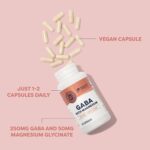 Vimergy GABA with Magnesium – Supports Nervous System Function – Promotes Relaxation – Kosher, Vegan & Gluten-Free – 60 Capsules - Image 3