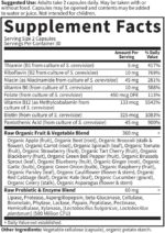 Garden of Life Raw B Complex - Vitamin Code - 60 Vegan Capsules, High Potency Vitamins for Energy & Metabolism with B2 Riboflavin, B1, B3, B6, Folate, B12 as Methylcobalamin & Biotin Plus Probiotics - Image 5