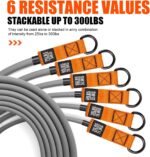 Resistance Bands with Handles - Heavy Duty Fitness Bands for Strength Training, Slim, Yoga, Home Gym Equipment - Image 6