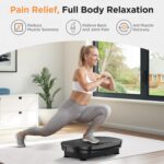FEIERDUN Vibration Plate Exercise Machine, Vibration Plate for Lymphatic Drainage, Power Plate Vibration Platform for Weight Loss, Toning & Wellness - Image 4