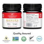 New Zealand Honey Co. Raw Manuka Honey UMF 15+ | MGO 514+, UMF Certified / 8.8oz - Image 2