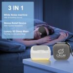 Portable Calm Sleep Device kit with 9 Mindfulness Meditations for Beginners, Sleep 3D Mask,Case,28 Nature Sounds, Meditation for Stress Relief,Self Care,Money,Positivity,Adult,Kids - Image 2