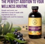 Honey Gardens Elderberry & Honey Immune Syrup - Black Elderberry Syrup for Adults & Kids, Natural Throat Defense Wellness Supplement with Propolis & Organic Apple Cider Vinegar - 8 Fl Oz - Image 4
