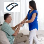 Able Life Handy Handle, Lift Assist Device for Elderly and Disabled, Patient Standing Aid for Handicapped, Blue with Rubber Grip​ - Image 2