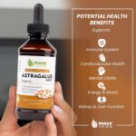 Maxx Herb Astragalus Root Extract - Max Strength Liquid Tincture Absorbs Better Than Capsules or Powder, for Immune Support and Mental Clarity - 4 Oz Bottle (60 Servings) - Image 3