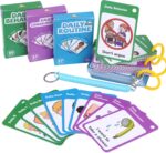 CHEFAN 110 PCS Autism Communication Cards for Speech Delay, Special Needs Visual Aid Language Learning Cue Cards Special Ed Feelings Emotions Flash Cards for Autism Communication