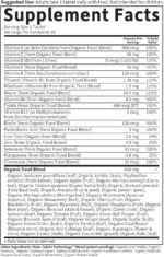 Garden of Life Multivitamin for Women - Organics Women's Once Daily, Whole Food Multi with Iron, Biotin, Vegan Organic Vitamin, Energy Hair Skin & Nails, 30 Tablets - Image 5