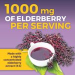 Viva Naturals Elderberry with Vitamin C and Zinc (120 Capsules) - 1000mg Sambucus Elderberry Immune Support Supplement, Black Elderberry Capsules for Adults, Elderberry Vitamins - 2 Months Supply - Image 7