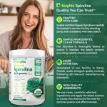 biophix Organic Spirulina Powder, 2.2 Lbs 100% Pure Spirulina Blue Green Algae Powder, Vegan, Non GMO, Non-Irradiated, USDA Certified, Best Protein Superfood - Image 6
