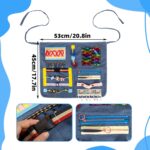 Fidget Apron for Elderly, Fidget Blanket for Adults with Dementia, Dementia Products for Elderly, Sensory Blanket for Dementia Patients or Alzheimer, Dementia Gadgets Apron - Image 2