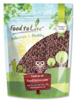 Food to Live Cacao Nibs, 8 Ounces - Raw, Unsweetened, Kosher, Vegan, Keto and Paleo Friendly, Made from Antioxidant Rich Cacao Beans, Cacao BIts for Chocolate, Sirtfood, Bulk