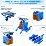 STEM 13-in-1 Education Solar Power Robots Toys for Boys Age 8-12, Educational Toy Science Kits for Kids, Building Experiment Robotics Set STEM Project Gifts for 8 9 10 11 12 Years Old Boy Girls Teens - Image 2