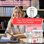 Teacher Appreciation Gifts,Teacher Gifts for Women from Student,-It Takes a Big Heart to Shape Little Minds 20 oz Tumbler Set,Thank you Teacher Gift - Image 2