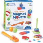 Learning Resources STEM Explorers -Ages 5+, Magnet Movers, Critical Thinking Skills, STEM Certified Toys, Magnets Kids,Magnet Set,Back to School Supplies,39 Pieces
