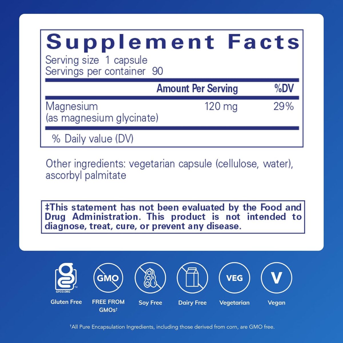 Pure Encapsulations Magnesium (Glycinate) - Supplement to Support Stress Relief, Sleep, Heart Health, Nerves, Muscles, and Metabolism* - with Magnesium Glycinate - 180 Capsules - Image 7