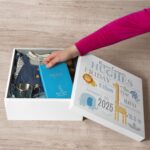 Let's Make Memories Personalized Baby's First Keepsake Box - Memento Storage - Memories Box - Nursery Décor - For Boys - 6" Hx12 Square - Image 4