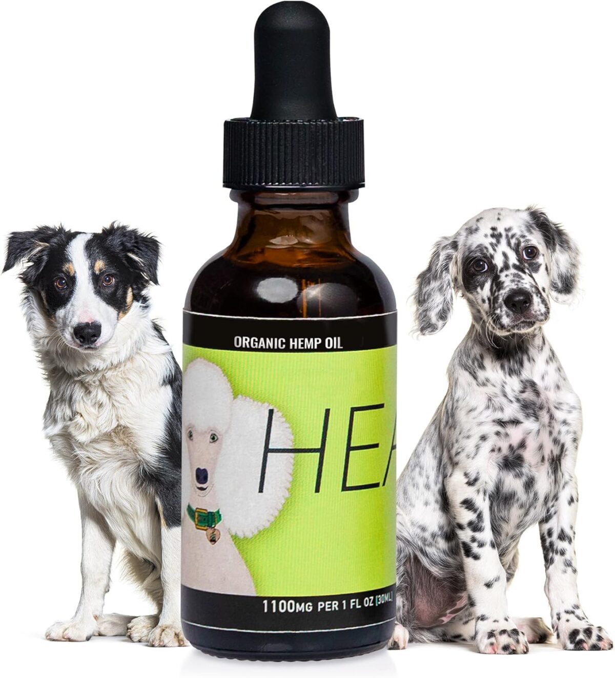 Heal - Seizure Relief, Autoimmune & Cushing's Support - Add to Dog’s Gums or Food for Overall Wellness - 100% Natural Support for Your Canine with Our Hemp Oil for Dogs - Image 1