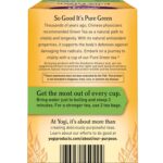 Yogi Tea Pure Green Tea - 16 Bags per Pack (4 Packs) - Organic - Supports Overall Health & Provides Antioxidants - Image 2