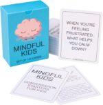 Mindfulness Conversation Starter Cards for Kids | Self Care Inspirational Cards Promote Positive Affirmations to Enable Meaningful Conversations with Kids - Image 8