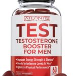 Atlantis Nutrition Testosterone Booster For Men Gummies - Male Enhancement, Boosts Energy, & Optimizes Physical Performance Formulated w/Tribulus, Horny Goat Weed, Saw Palmetto, Maca Root - 60 Gummies