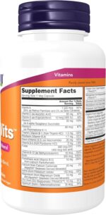 NOW Foods Supplements, Daily Vits™ with Fruit & Veggie Blend, Lutein and Lycopene, 120 Veg Capsules - Image 2
