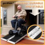 Wheelchair Ramps 4FT, gardhom 800Lbs Aluminum Portable Folding Handicap Ramp Wheel Chair Ramp for Home Entrance Threshold Doorways Stairs Curbs Scooter - Image 5