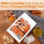 120 Premium Turmeric, Ginger, Cinnamon Blend Tea Bags, 100% Natural & No Additives & Caffeine Free. - Image 2