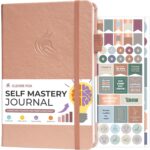 Clever Fox Self Mastery Journal – Guided Daily Reflection & Self Improvement Journal with Prompts – Journaling Notebook for Women & Men (Rose Gold)