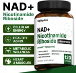 NAD Supplement with Resveratrol, Quercetin & Nicotinamide Riboside for Cellular Energy & Muscle Support, NAD+ Supplement for Men & Women, 120 Count - Image 2