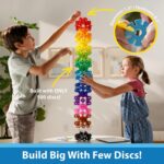 Brain Flakes 500 Piece Set, Ages 3+, Interlocking Plastic Disc Toy for Creative Building, Educational STEM Learning, Construction Block Play for Kids, Teens, Adults, Boys, and Girls - Image 5