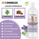 USDA Organic Dog Conditioner & Detangler, 2-in-1 Conditioner for Allergies & Itching, Made in USA, Lotion Treatment for Dogs, Perfect for Poodles, Doodles, & Goldendoodles, 16oz [We Love Doodles] - Image 3