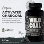 Wild Foods Activated Charcoal Capsules | 100% Organic Coconut Shells Active Tablets for Bloating & Hangover | Lab Tested & Non-GMO Detox Pills | Made in USA (120 Capsules) - Image 4