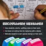 Teacher Stamps - Self Inking Motivational Encouraging and Colorful Set for School Classroom and Homeschool Setting (Set of 8) - Image 3