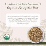 Starwest Botanicals Organic Astragalus Root - Dried Herb for Tea, Natural Immune Support, Cut & Sifted, Promotes Wellness, Certified Kosher, Non-GMO- Bulk 1 lb Bag - Image 2