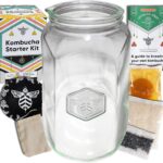 Craft A Brew Home Brewing Starter Kit Kombucha Tea Starter Kit – Home Kombucha Kit – Fermentation Starter with Kombucha SCOBY – 1 Gallon