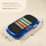 Lifepro Waver Vibration Plate Exercise Machine – High-Intensity Vibration for Muscle Activation, Full-Body Workout Vibrating Platform with Loop Bands, Fitness Equipment for Strength Toning & Fat Loss - Image 6