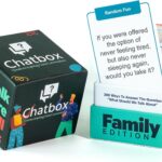 Chat Box - 200 Conversation Starter Cards to Kickstart Family Fun -These Thoughtful, Creative Questions Spark Laughter, Deepen Connections, and Create Unforgettable Family Moments.