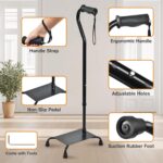 Stair Lifts for Elderly, Stair Climbing Cane for Seniors, Adjustable Stair Lifts and Half-Step Platform for Elderly Stable Stair Assistance for Easy Walking Up and Down Stairs - Image 4