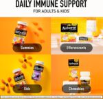 Airborne 1000mg Vitamin C with Vitamin D & Zinc, Multivitamin Immune Support Supplement, Antioxidants Vitamins A C & Vitamin E, 116 Chewable Tablets, Very Berry Flavor - Image 7