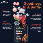 NAD Supplement, Liposomal NAD Resveratrol Supplement for Women & Men 1200mg w/ D-Ribose & Pomegranate NAD+ Plus MaxBoost for Longevity, Anti-Aging, Cellular Energy, NMN Alternative (60 Caps) - Image 4