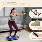 Lifepro Waver Vibration Plate Exercise Machine – High-Intensity Vibration for Muscle Activation, Full-Body Workout Vibrating Platform with Loop Bands, Fitness Equipment for Strength Toning & Fat Loss - Image 8