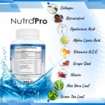 NutraPro Anti Wrinkle and Ageless Skin Vitamins - Dermal Repair Complex for Skin Repair with Collagen & Resveratrol & Alpha - Lipoic Acid & Hyaluronic Acid Supplement to Renew Skin - Image 5