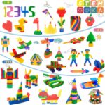 FUBAODA Kids 600pcs Set Building Blocks Construction Toy - Learning Playset STEM Educational Kit Child Branin Development Preschool Kindergarten Toy - Image 2