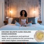 Orgonite Crystal Selenite Dodecahedron - Orgone Energy Generator Healing Chakra Stone with Flower of Life Design for Spiritual Balance, Meditation, Yoga, Reiki, Office and Home Décor - Image 5