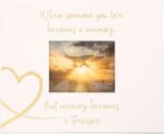 Pavilion- When Someone You Love Becomes a Memory-White & Gold Memory Box - Image 4