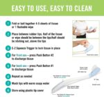 Juvo Toilet Aid - Personal Bottom Wiping Tool, Bathroom Mobility Aid for Disabled, Elderly, and Surgery Recovery - 18" long wand with hygienic cover - Image 4