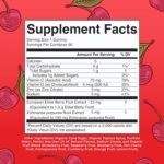 Mary Ruth's 5-1 Immunity Gummies with Elderberry for Kids & Adults | Cherry | Pectin Based | Vegan | 90 Count - Image 2