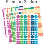 Deluxe 2025 Planner, 8.5"x11": 14 Months (November 2024 - December 2025), Includes Page Tabs, Bookmark, Planning Stickers, Pocket Folder Daily Weekly Monthly Planner Yearly Agenda (Rainbow Oak) - Image 5